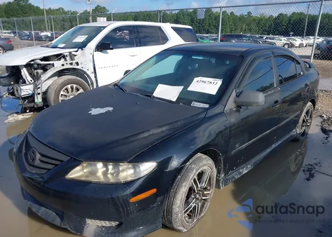 2005 Mazda Mazda6 S Sport из США, поврежденный, VIN 1YVHP84D555M57112